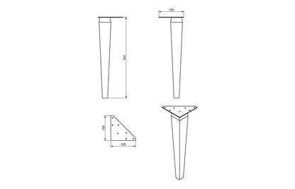 CLICK Set of Two Legs - Matt Clay