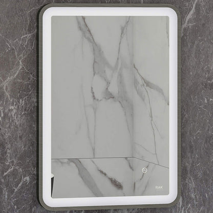Rak Art Soft 500 x 700mm LED Illuminated Mirror With Demistar Pad