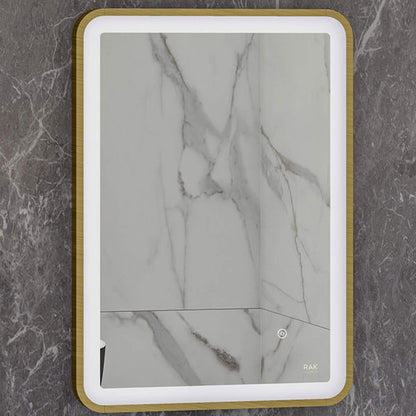 Rak Art Soft 500 x 700mm LED Illuminated Mirror With Demistar Pad