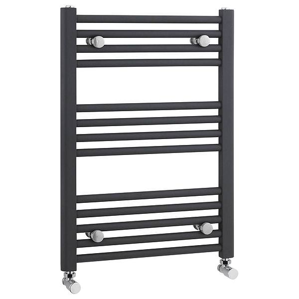Nuie 500mm Wide Straight Heated Towel Rail