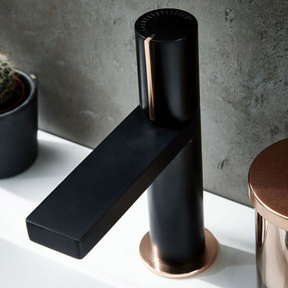 Fline Edition Velar Black Basin Mixer Tap With Click Clack Waste