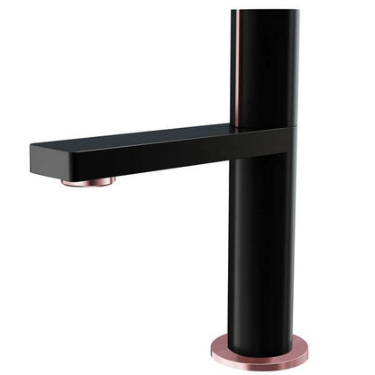 Fline Edition Velar Black Basin Mixer Tap With Click Clack Waste
