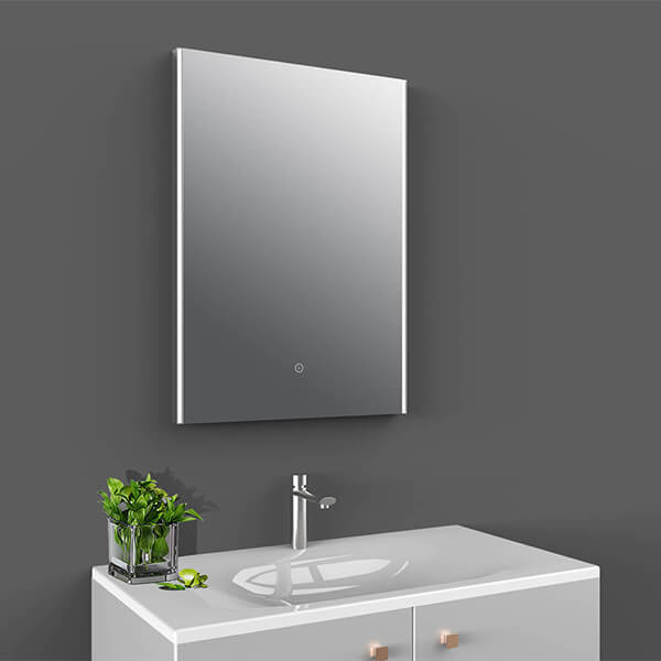 Hudson Reed 500 x 700mm Touch Sensor LED Mirror With Demister Pad