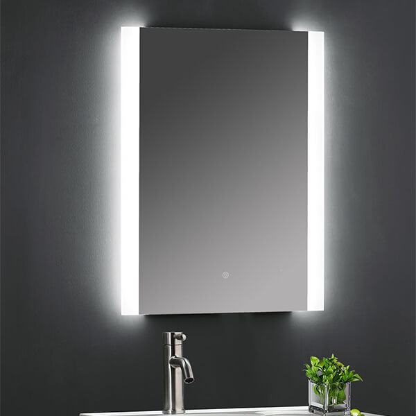 Hudson Reed 500 x 700mm Touch Sensor Ambient Light Illuminated LED Mirror