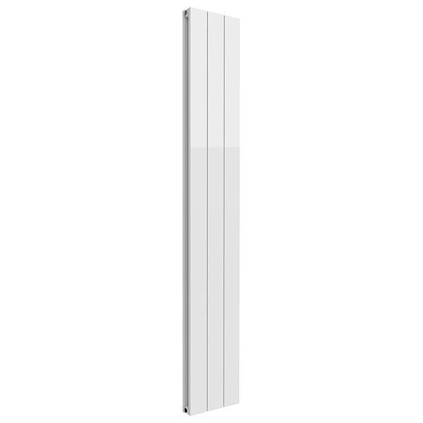 Reina Casina 1800mm High Double Panel Aluminium Vertical Radiator