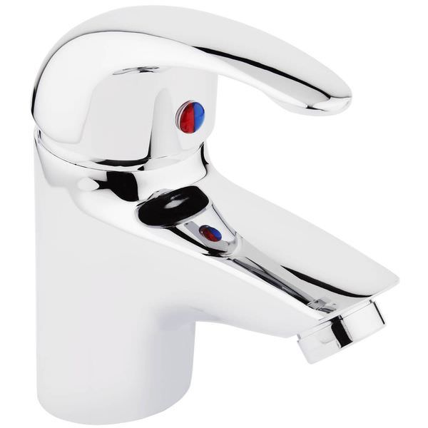 Compact Basin Mixer Tap With Click Clack Waste