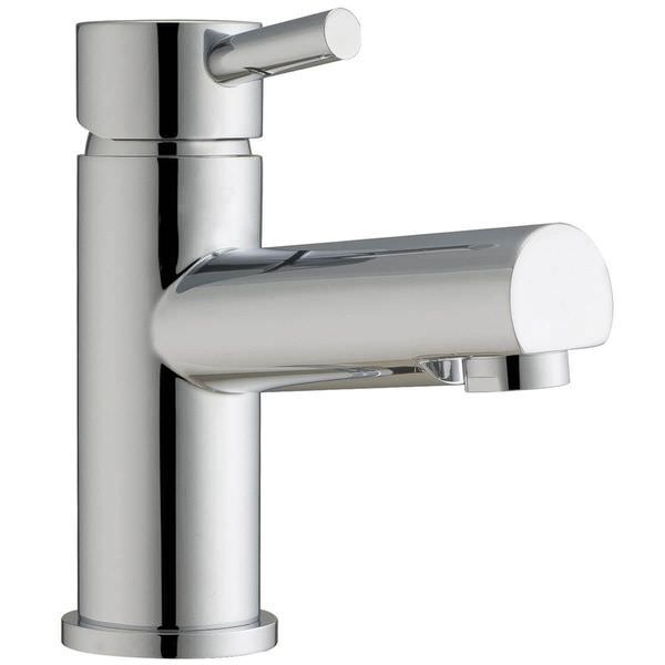 Fline Flow Petit Chrome Basin Mixer Tap With Click-clack Waste