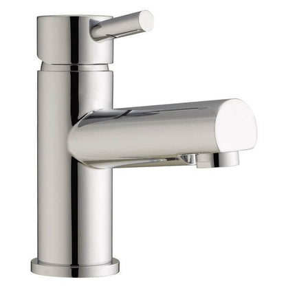 Fline Flow Petit Chrome Basin Mixer Tap With Click-clack Waste