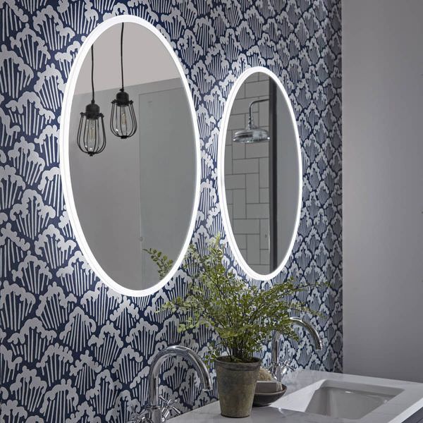 Tavistock Aster 490 x 650mm LED Illuminated Oval Mirror