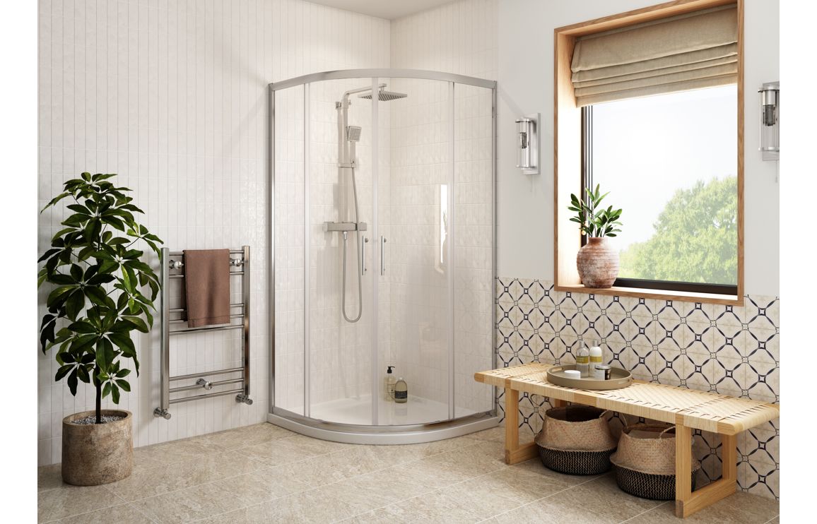 2Go Full Suite with 900mm 2 Door Easy-Fit Quadrant & Tray