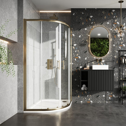 Double door quadrant