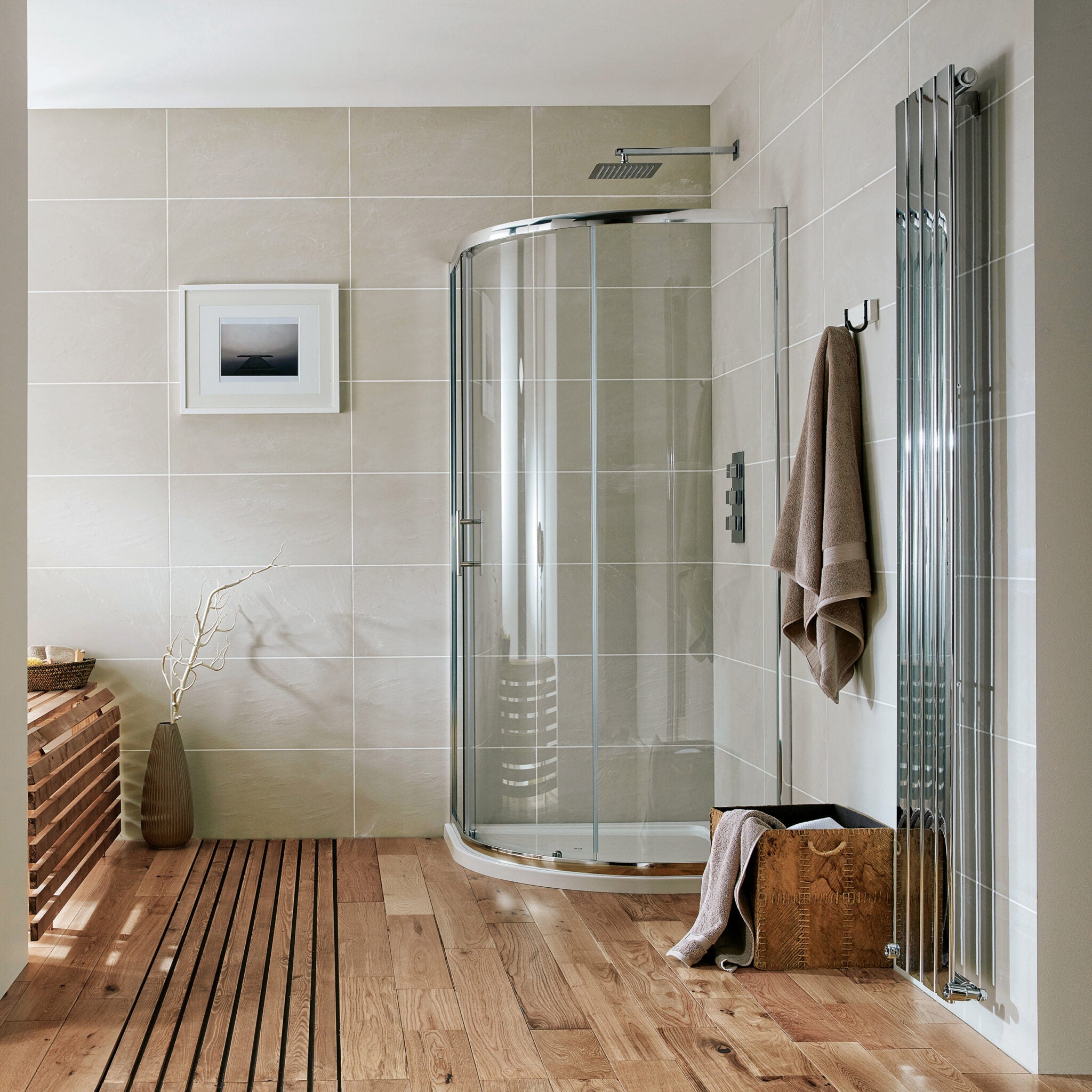 Single door quadrant