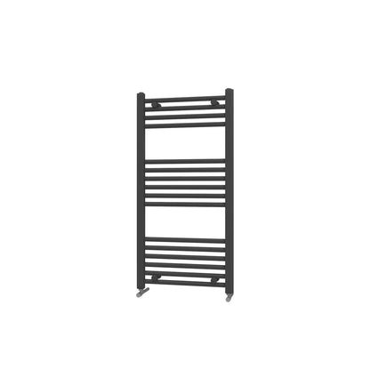 Novo Strive Towel Warmer Radiator - Matt Black/Anthracite/Chrome