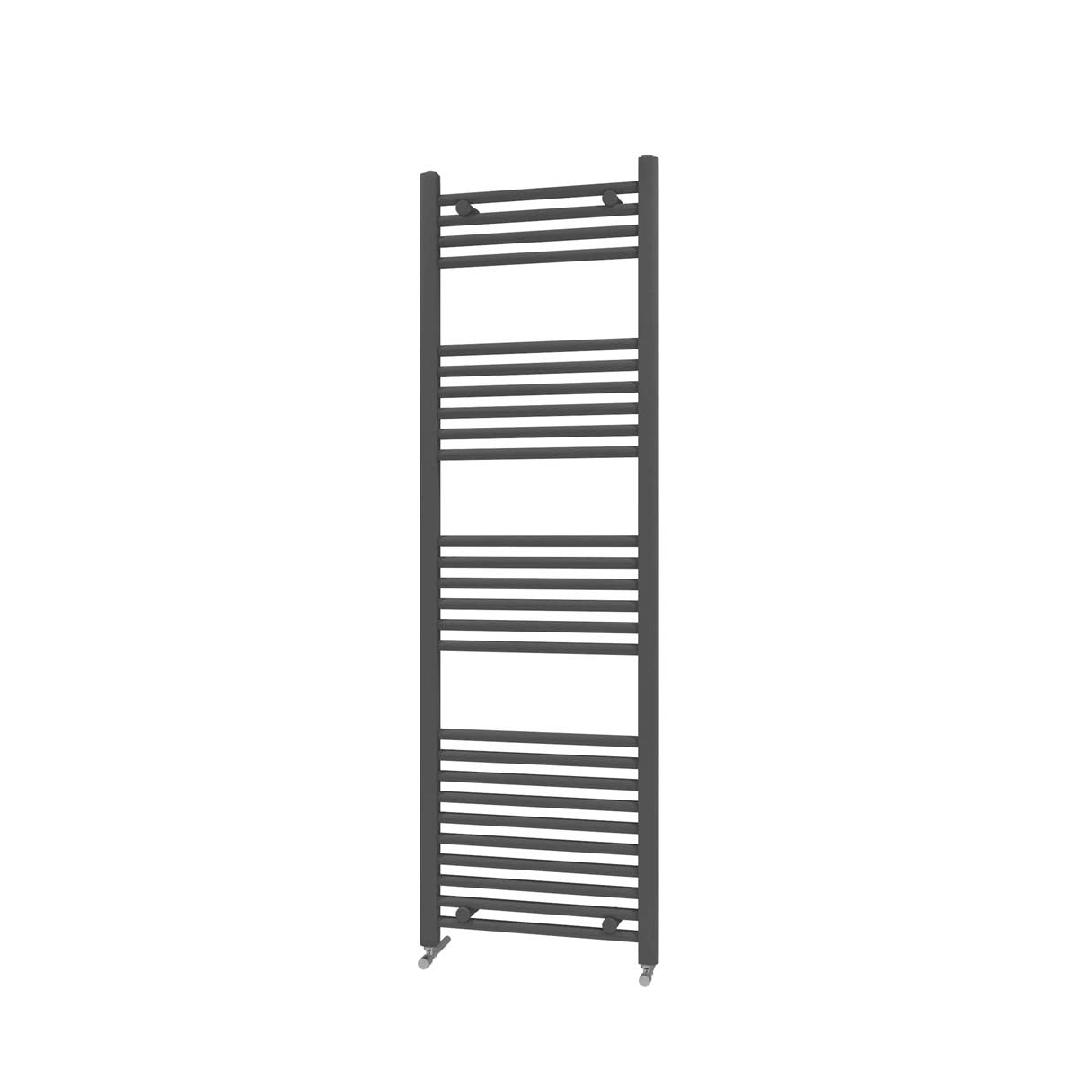 Novo Strive Towel Warmer Radiator - Matt Black/Anthracite/Chrome