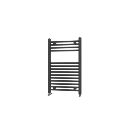 Novo Strive Towel Warmer Radiator - Matt Black/Anthracite/Chrome