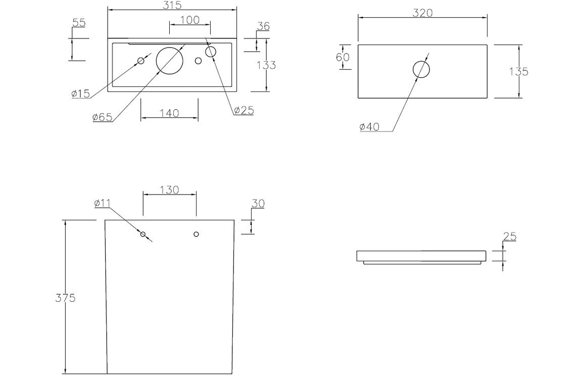 Sandro Rimless Close Coupled Open Back WC & Soft Close Seat