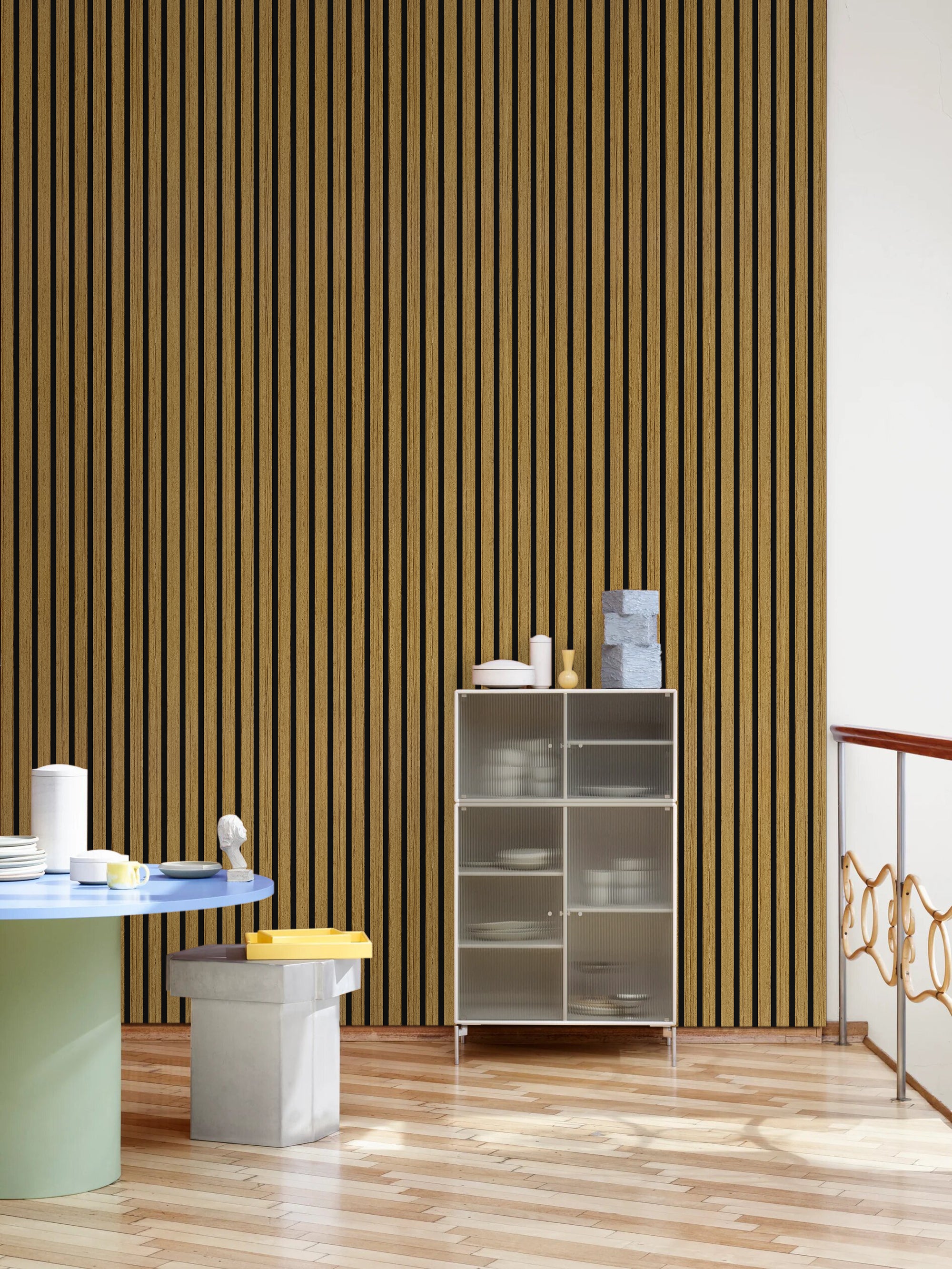 Novo Teak Alu Acoustic Wall Panel 600x2700