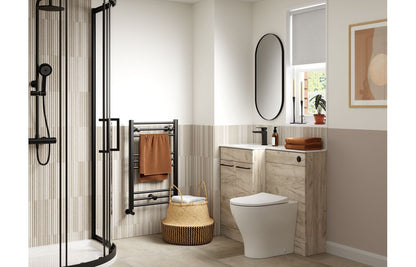 VINOS 350mm Floor Standing 2 Door Tall Unit - Oak