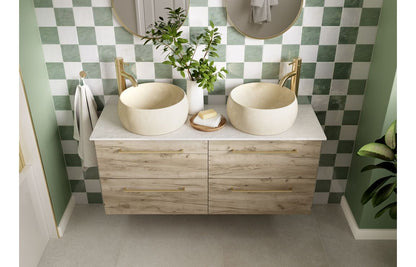 Volta 500mm Floor Standing WC Unit - Oak