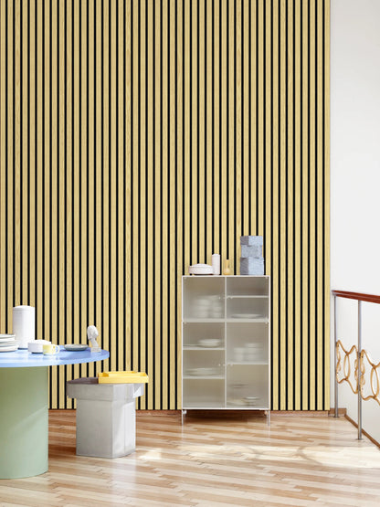 Novo White Oak Alu Acoustic Wall Panel 600x2700