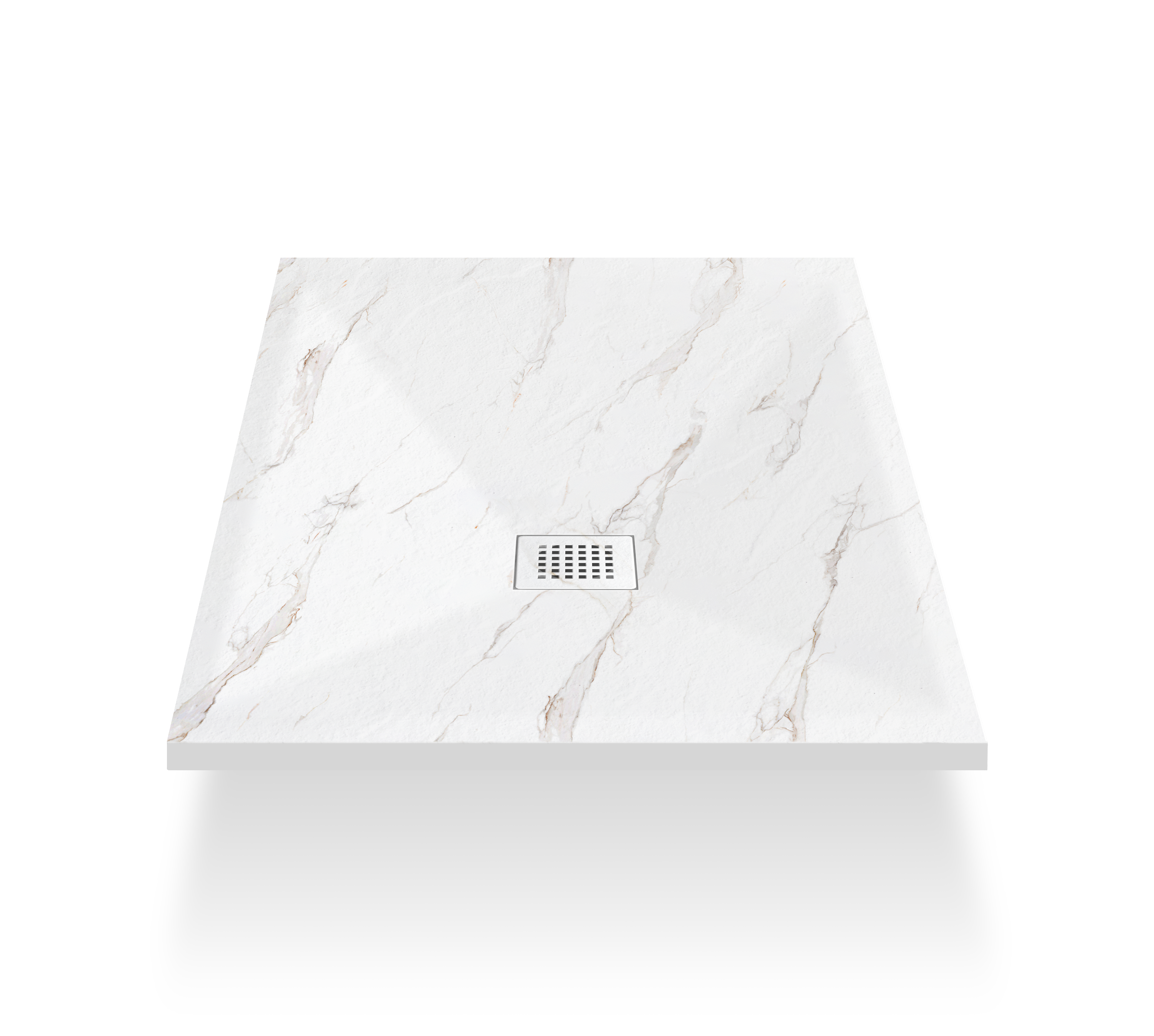 Novo 3D Marble Series 1200x800 Slate Stone 30mm Shower Tray with  Waste System