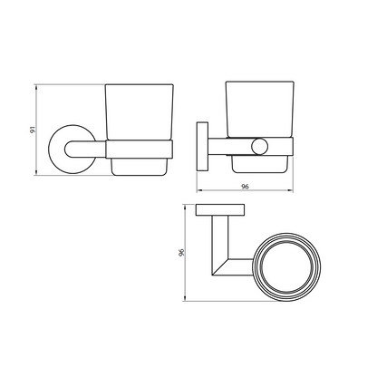 Delta Tumbler Holder