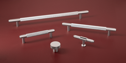 Knurled 160mm Handle Chrome