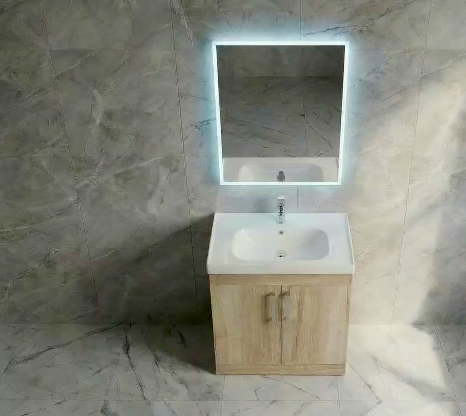 Novo Arya 800mm  2-Door Floorstanding Vanity unit with Nano Glazed Ceramic Basin