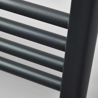 Novo Strive Towel Warmer Radiator - Matt Black/Anthracite/Chrome