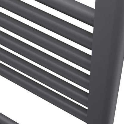Novo Strive Towel Warmer Radiator - Matt Black/Anthracite/Chrome