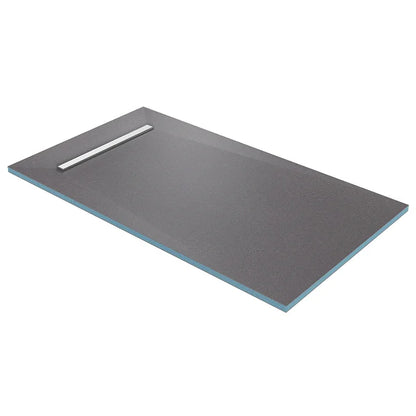 Novo 1200x800  Linear Wetroom Tray Pack with Linear Drain Pack
