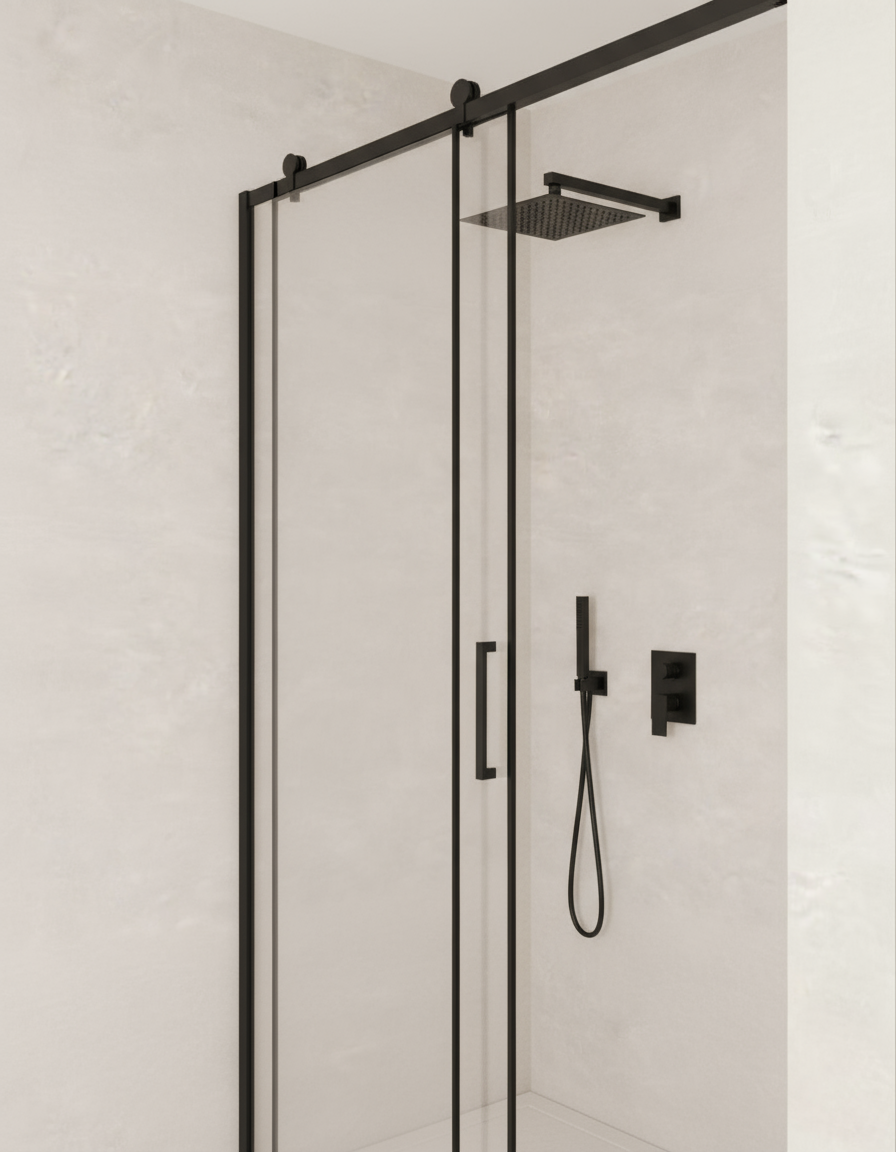 Novo Solid Surface Shower Wall Panel Crema W22