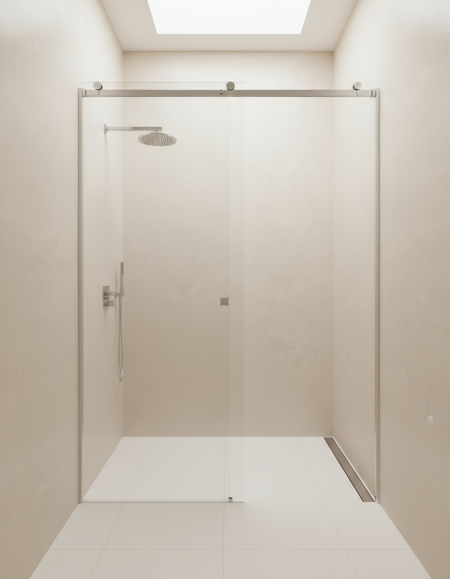 Novo Solid Surface Shower Wall Panel Crema W22