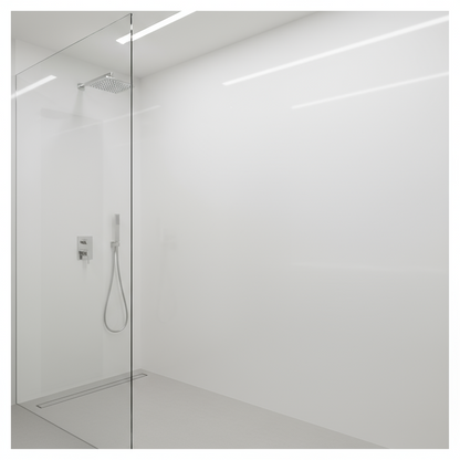 Shower Wall Panel  1200 White Gloss